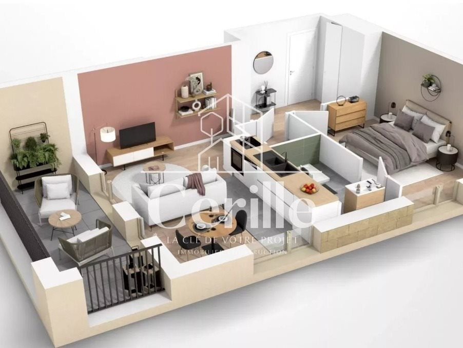 Appartement à vendre, 44m², Aix-en-Provence