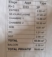 Appartement à louer, 64m², Saint-Ouen-sur-Seine