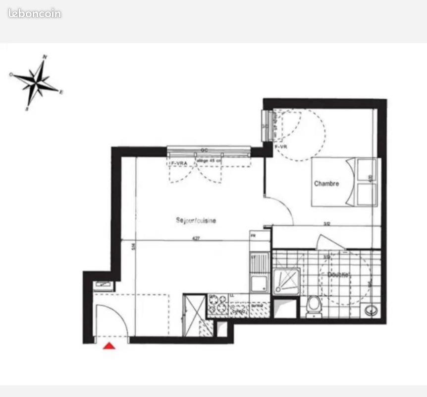 Appartement à louer, 41m², Neuilly-sur-Marne