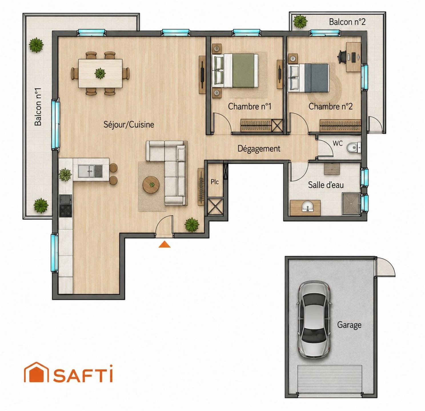 Appartement à vendre, 88m², Canet-en-Roussillon