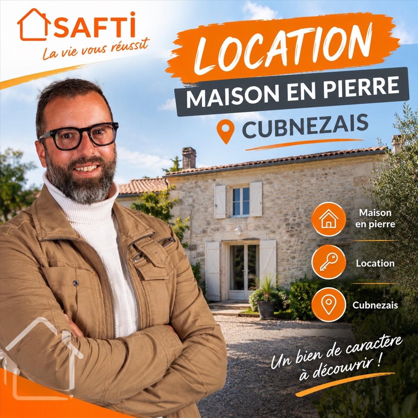 Maison à louer, 147m², Cubnezais