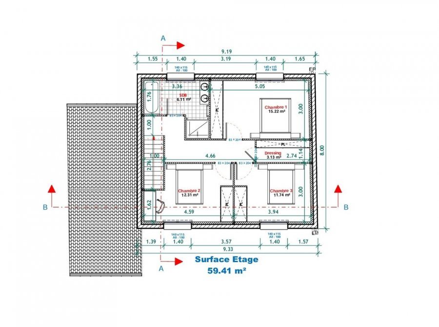 Maison à vendre, 120m², Maizières-lès-Metz