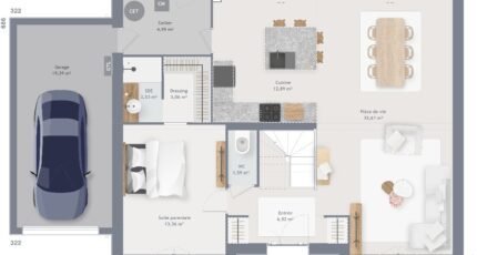 Maison à vendre, 155m², Saulnières