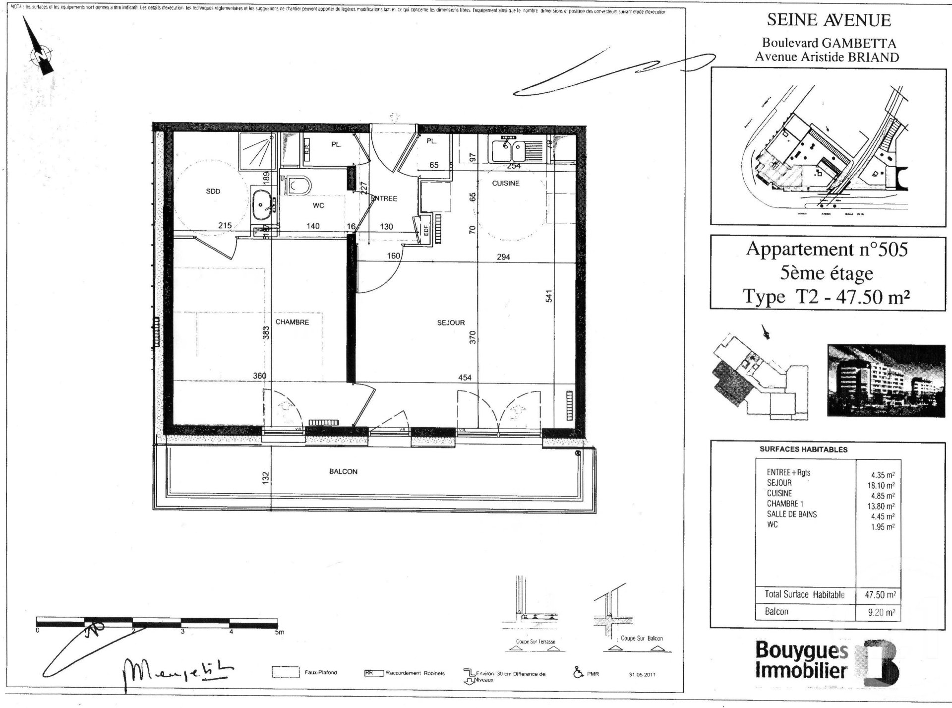 Appartement à louer, 47m², Rouen