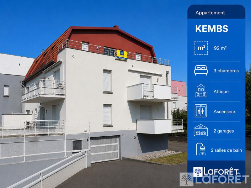 Appartement à vendre, 92m², Kembs
