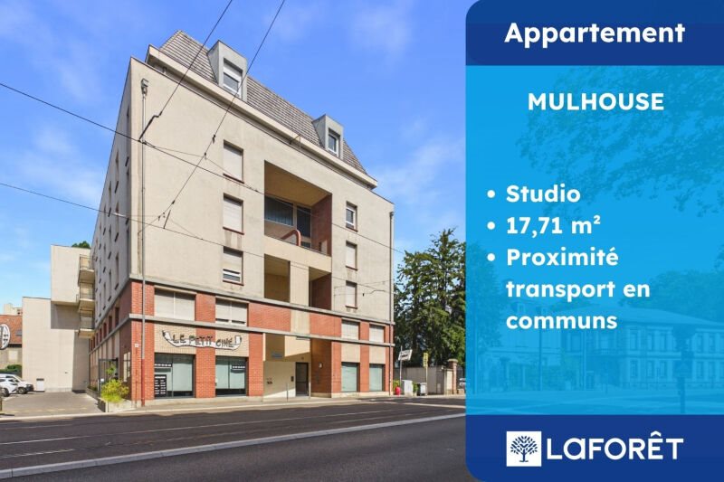 Appartement à louer, 17m², Mulhouse