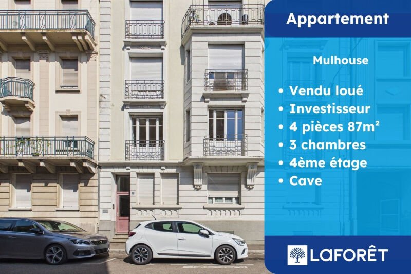Appartement à vendre, 87m², Mulhouse