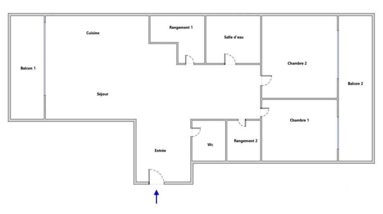 Appartement à vendre, 58m², Boulogne-Billancourt