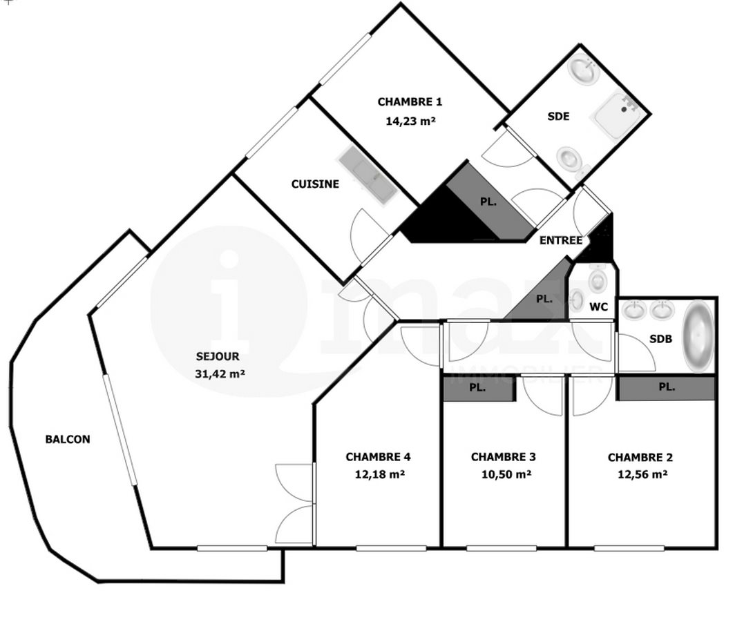 Appartement à vendre, 111m², Levallois-Perret