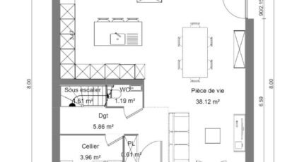 Maison à vendre, 100m², Avesnes-les-Aubert