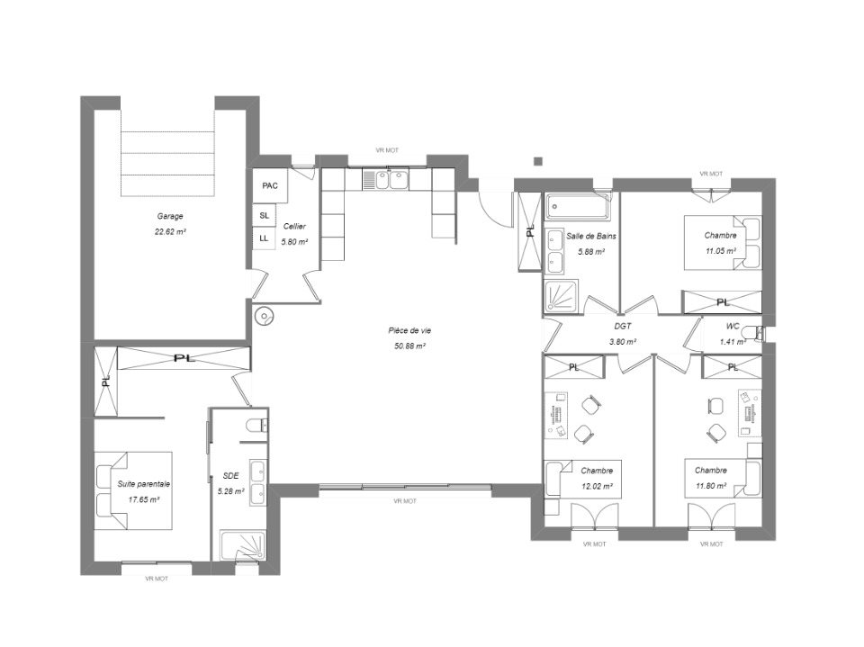 Maison à vendre, 120m², Châteauroux