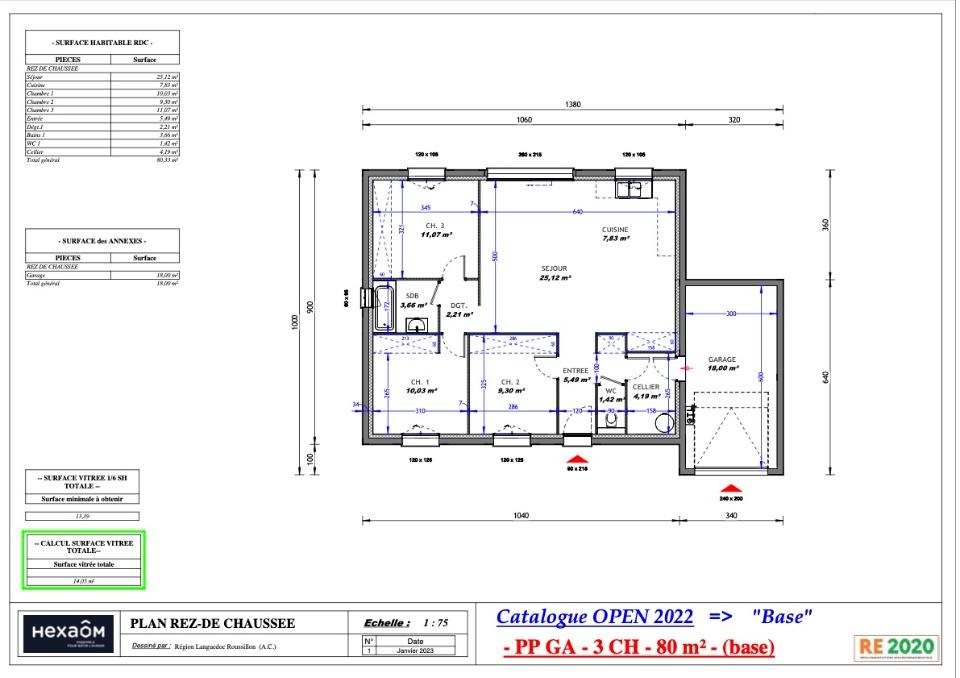 Maison à vendre, 80m², Lauret