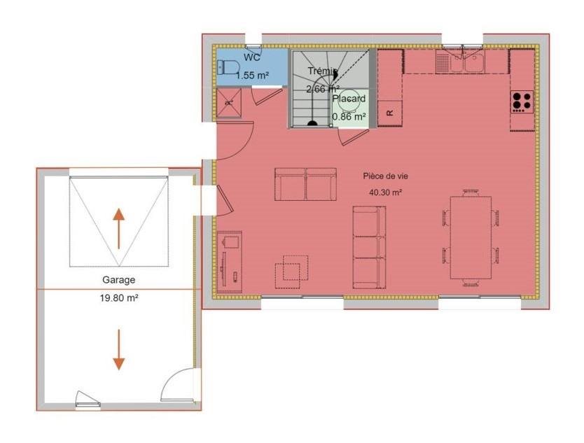 Maison à vendre, 83m², Puygiron