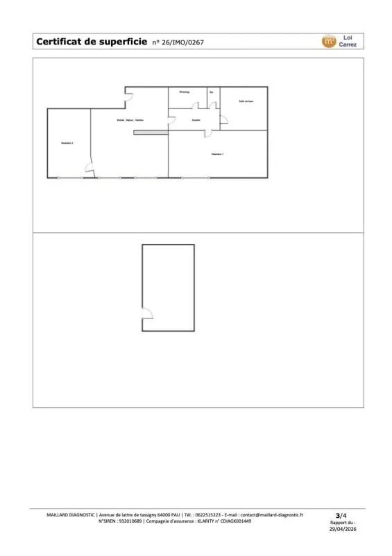 Appartement à vendre, 64m², Pau
