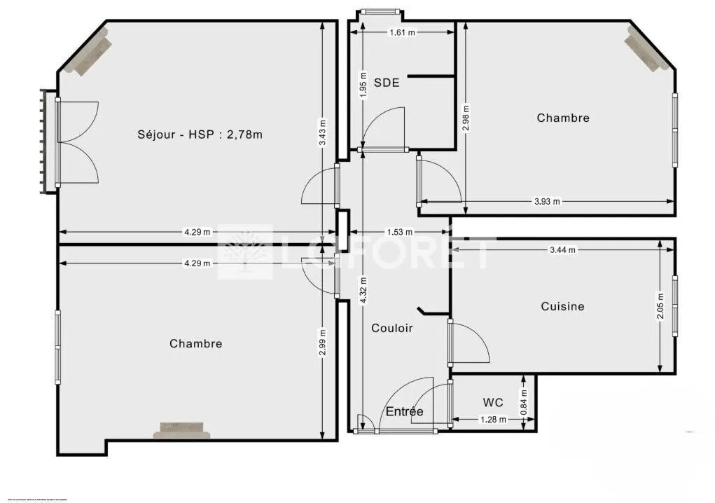 Appartement à vendre, 54m², Rosny-sous-Bois