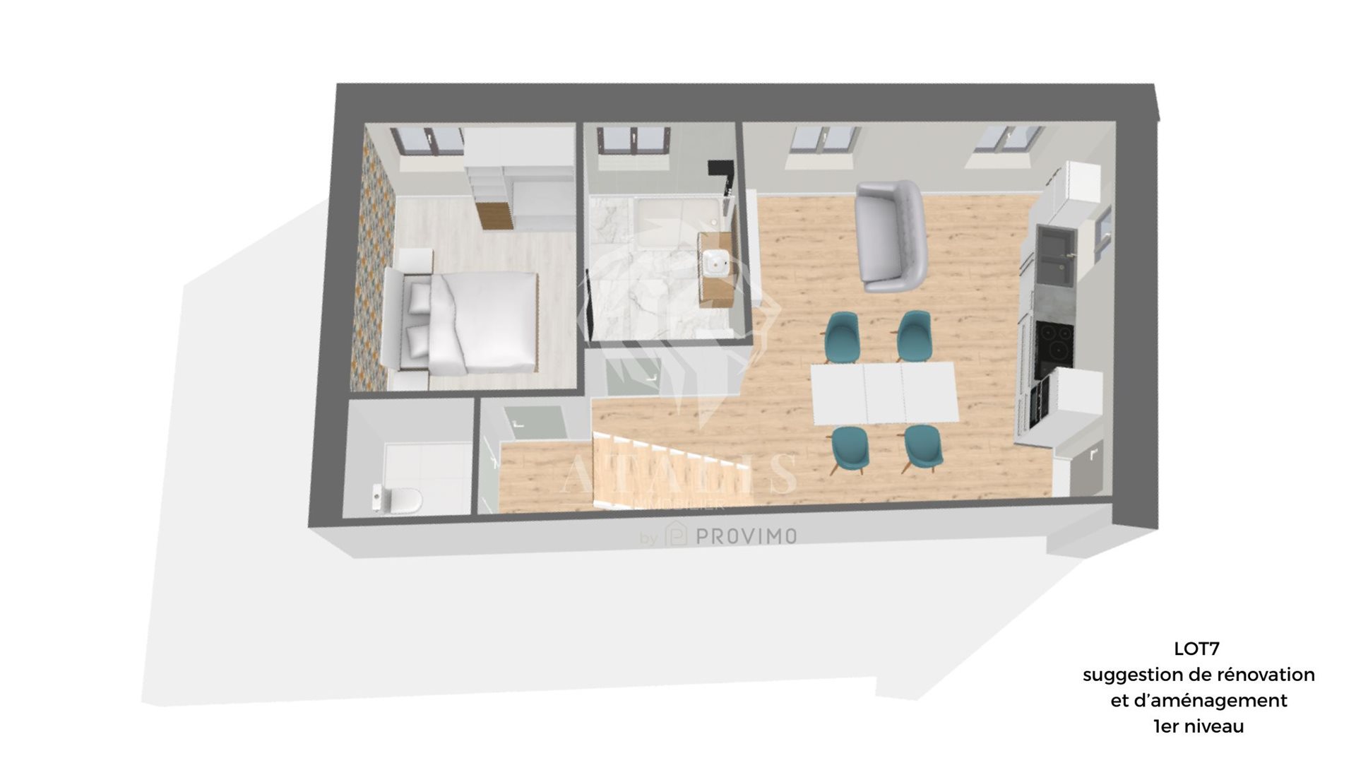 Appartement à vendre, 84m², Saint-Marcellin