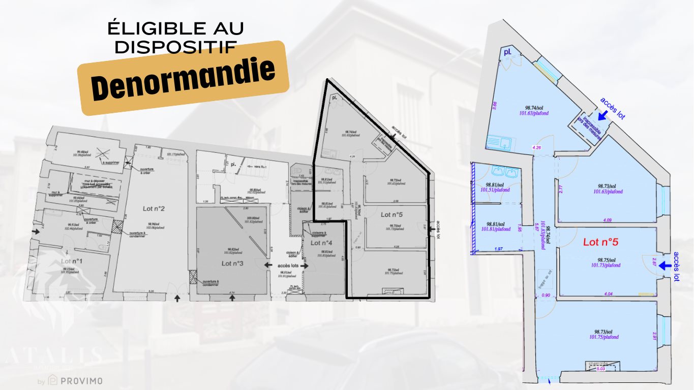 Appartement à vendre, 63m², Saint-Marcellin