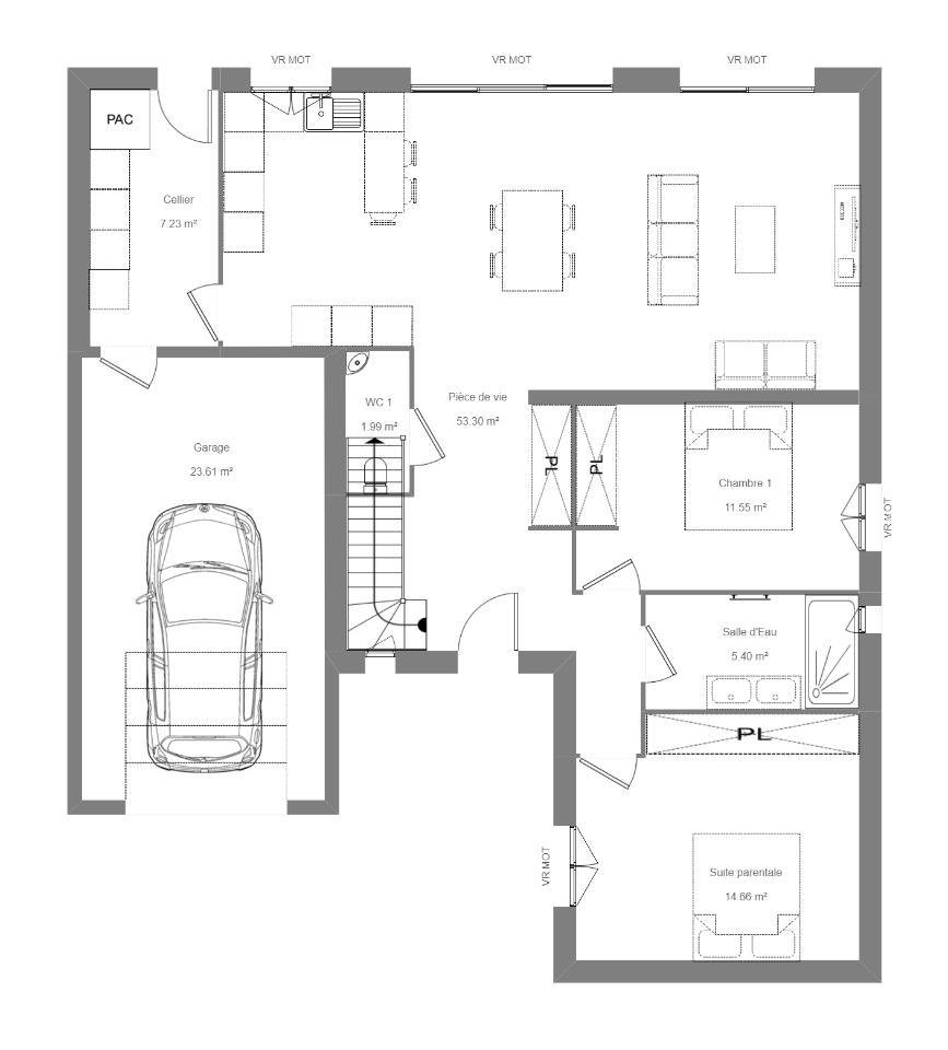 Maison à vendre, 130m², Sorigny