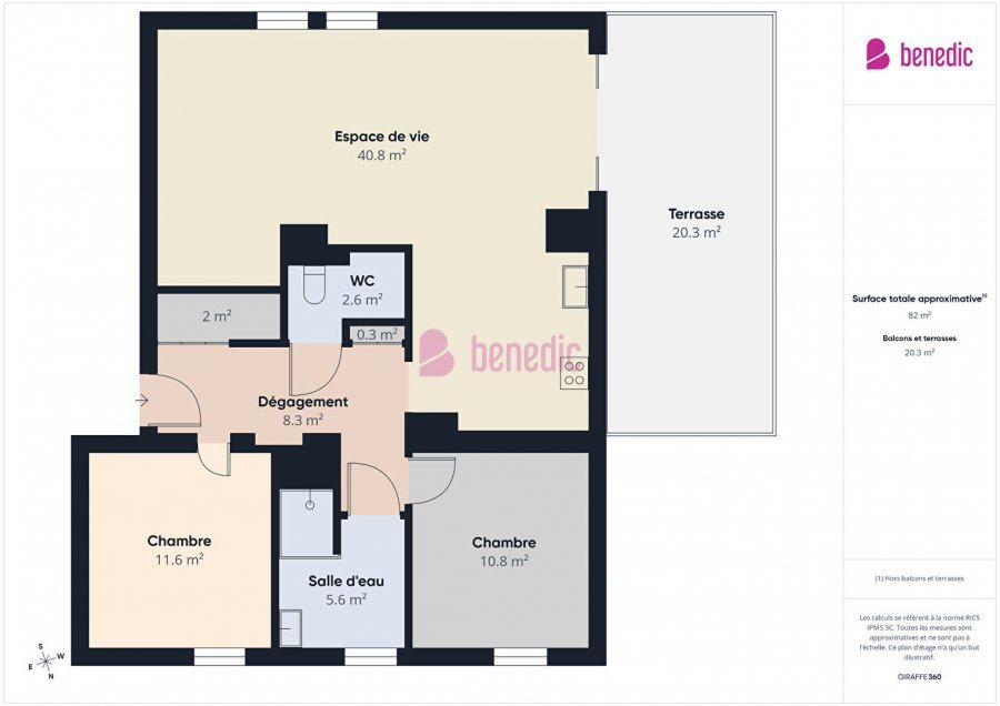 Appartement à vendre, 80m², Metz