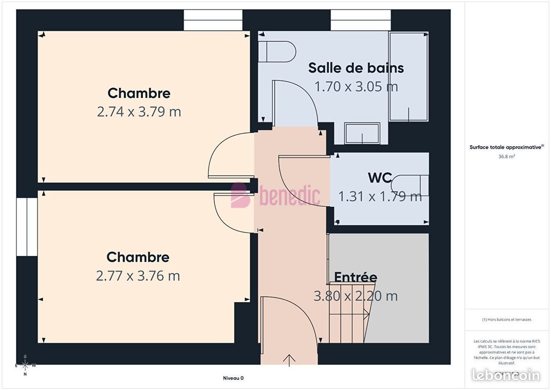 Appartement à vendre, 97m², Metz