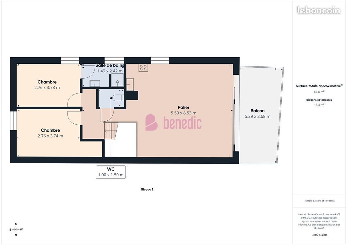 Appartement à vendre, 97m², Metz