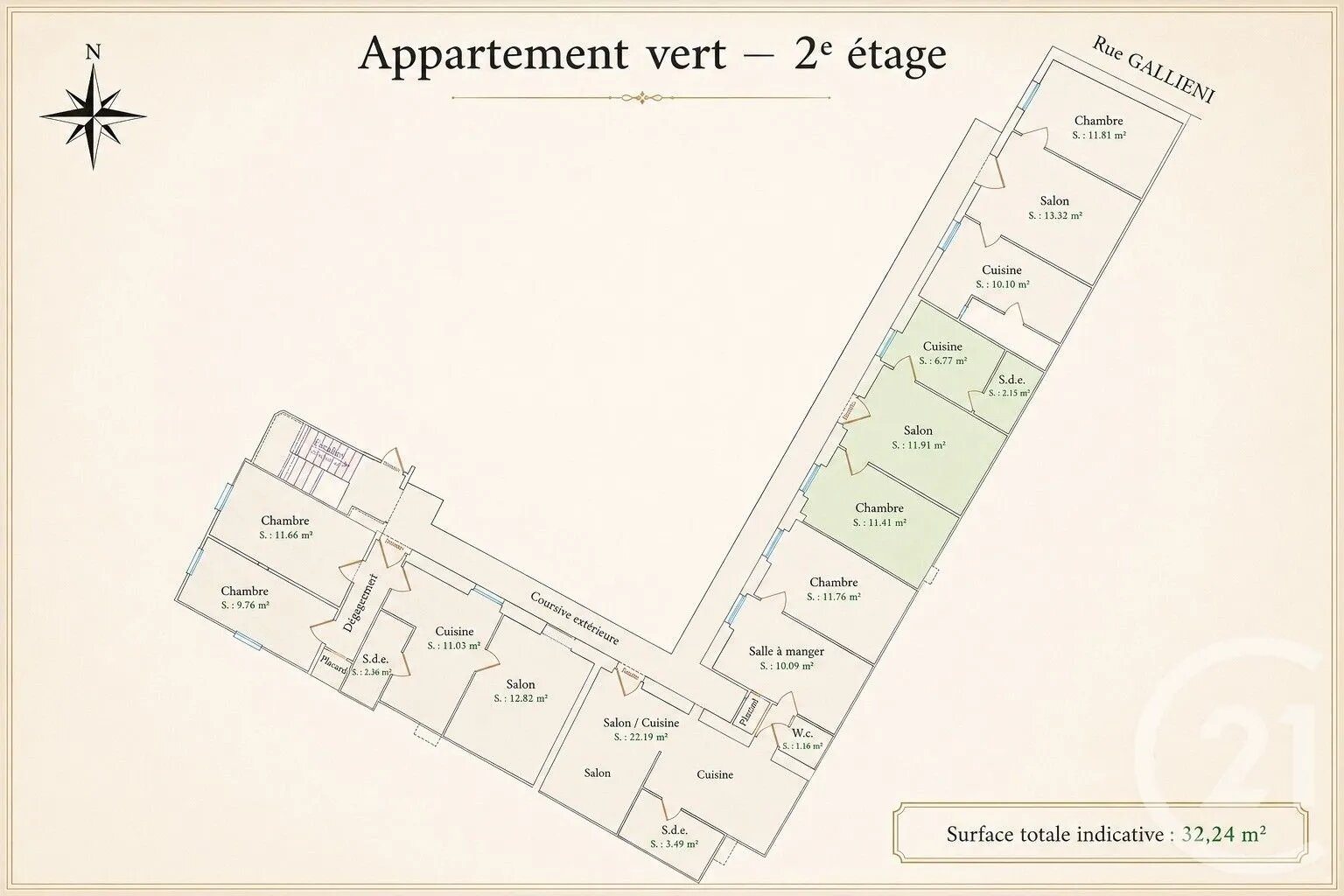 Appartement à vendre, 32m², Beaulieu-sur-Mer