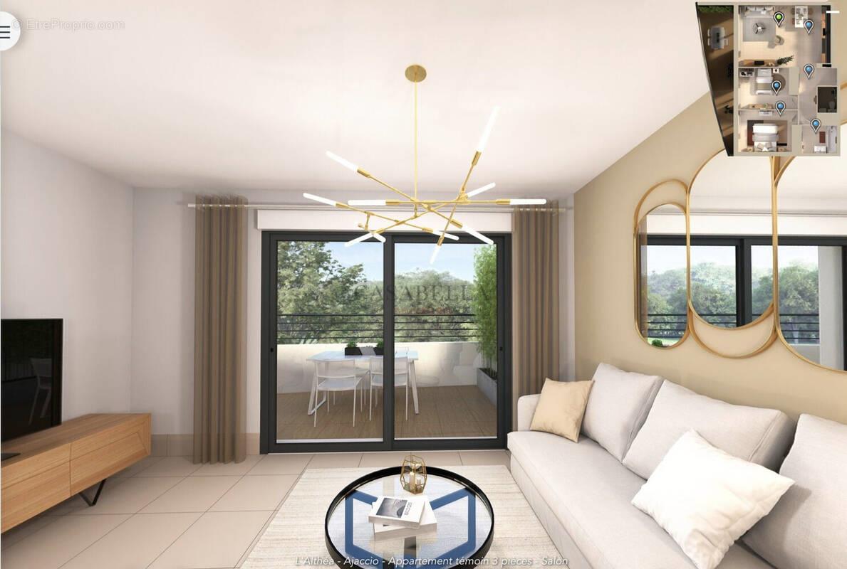 Appartement à vendre, 74m², Ajaccio