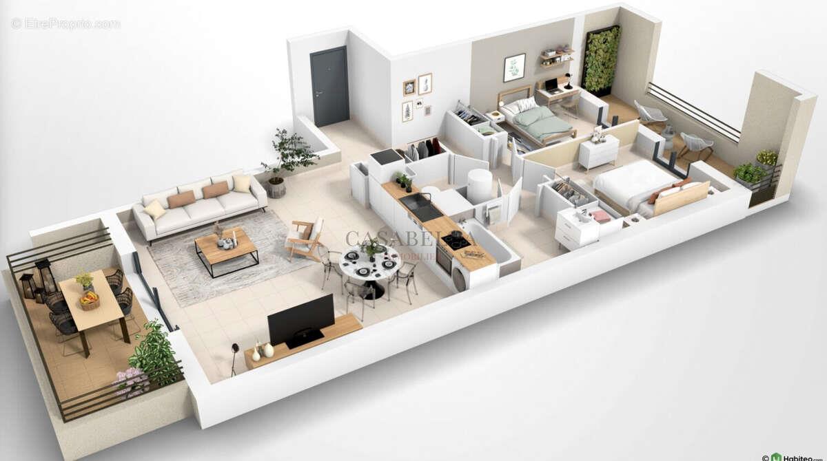 Appartement à vendre, 74m², Ajaccio