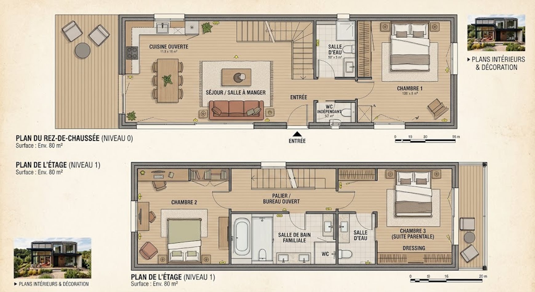 Maison à vendre, 160m², Montady