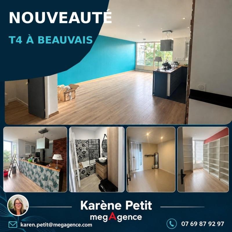 Appartement à vendre, 78m², Beauvais