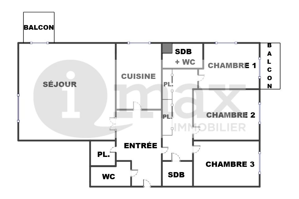 Appartement à vendre, 95m², Courbevoie