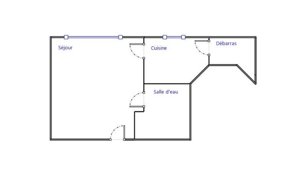 Appartement à vendre, 22m², Clichy