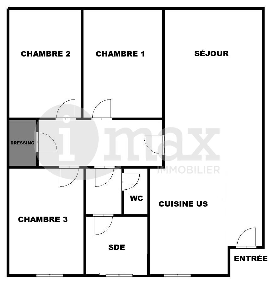 Appartement à vendre, 70m², Courbevoie
