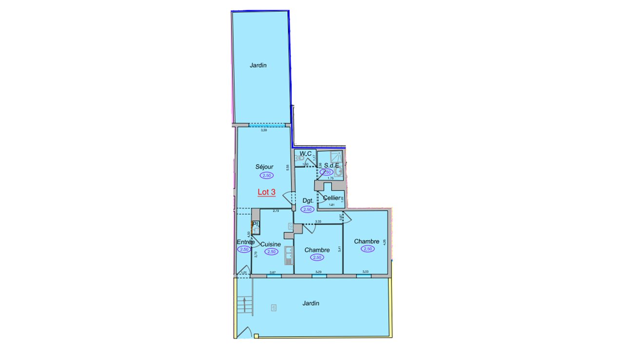 Appartement à vendre, 75m², Périgueux