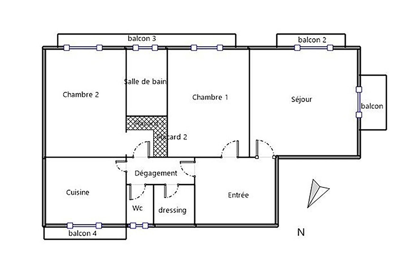 Appartement à vendre, 77m², Bois-Colombes