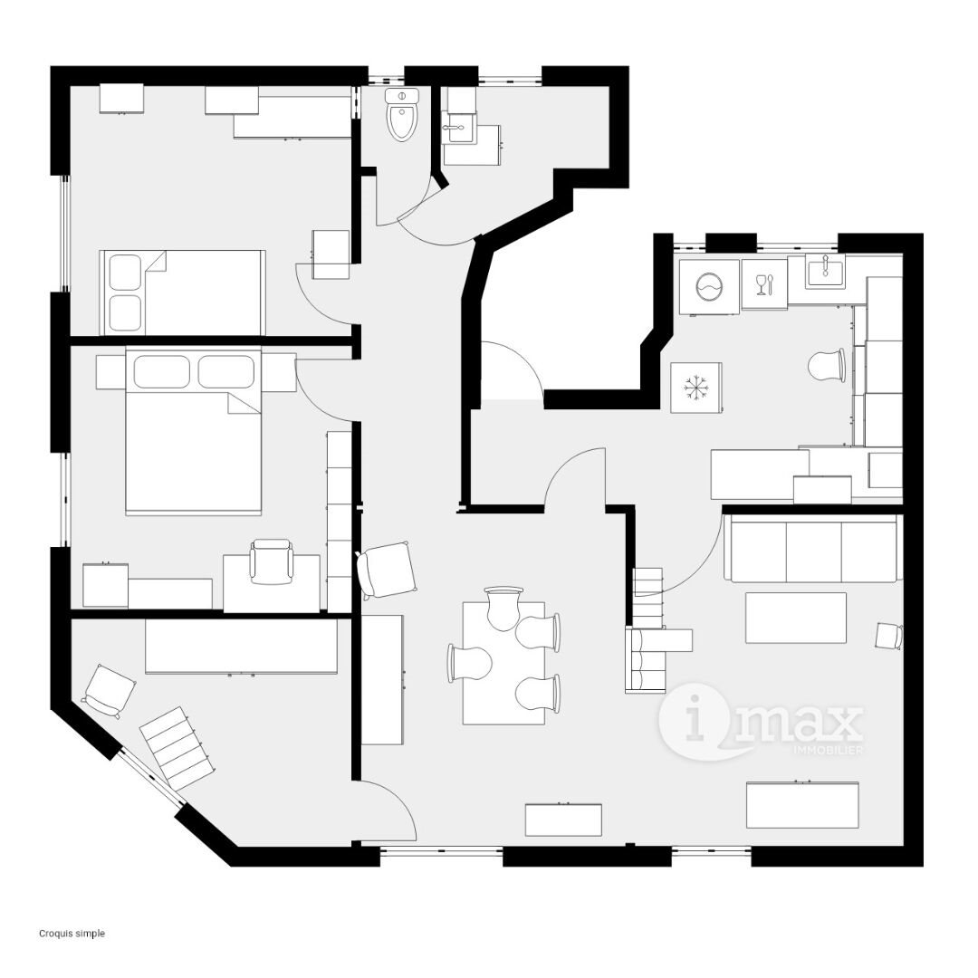 Appartement à vendre, 79m², Bois-Colombes