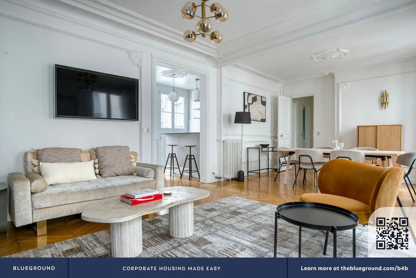 Appartement à louer, 66m², Paris 17ème