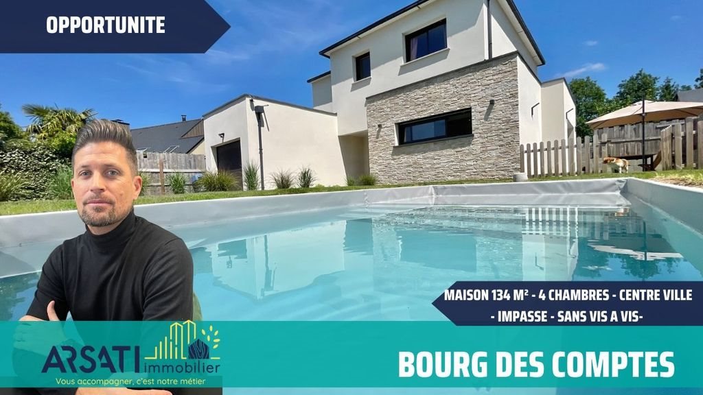 Maison à vendre, 134m², Bourg-des-Comptes