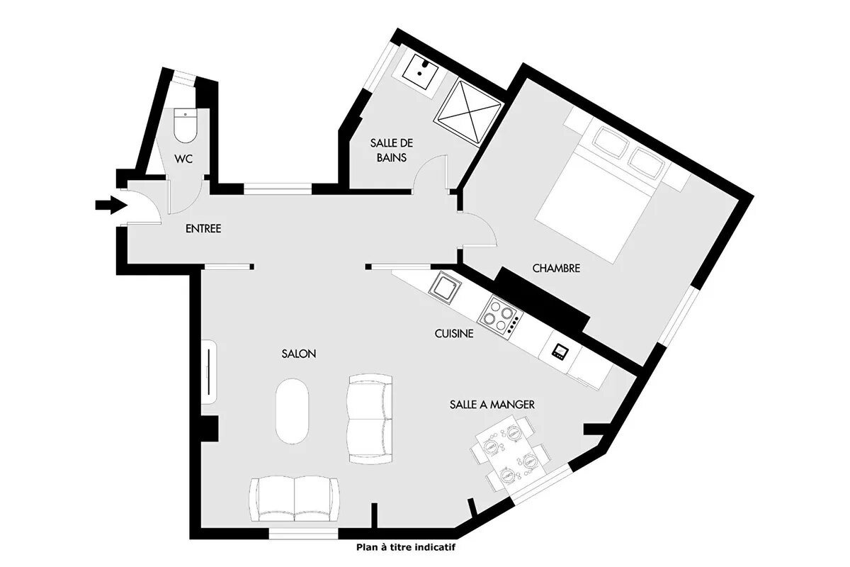 Appartement à vendre, 54m², Paris 10ème