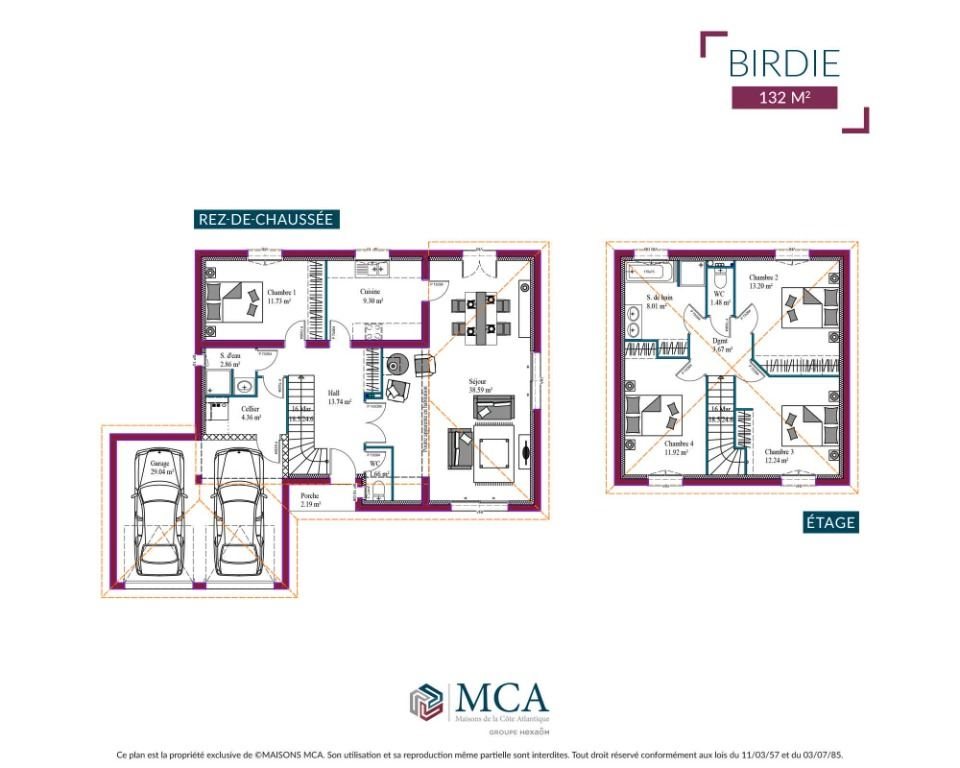 Maison à vendre, 132m², Biganos