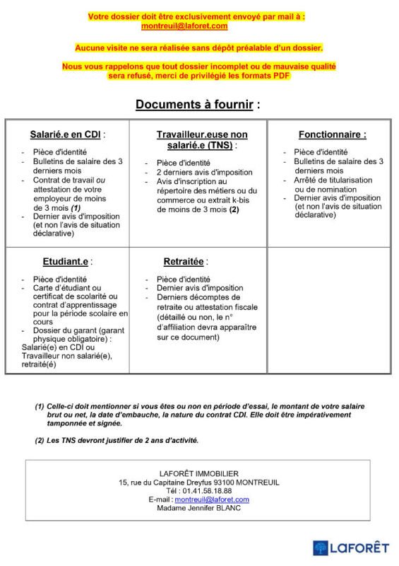 Appartement à louer, 31m², Fontenay-sous-Bois