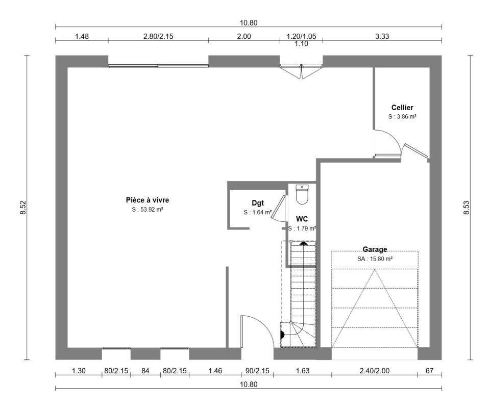Maison à vendre, 90m², Oignies
