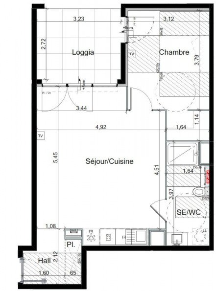 Appartement à louer, 50m², Béziers