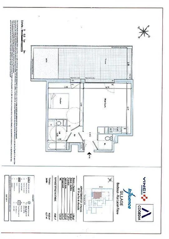 Appartement à louer, 43m², Bordeaux