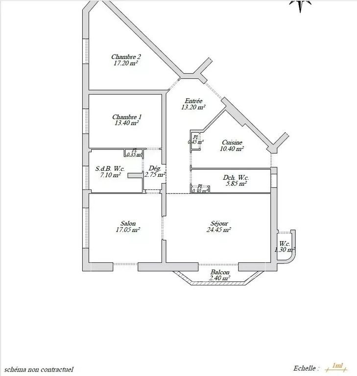 Appartement à vendre, 113m², Cannes