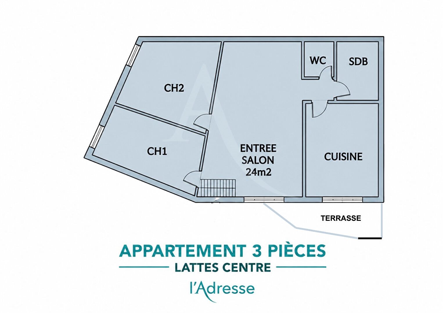 Appartement à vendre, 68m², Lattes
