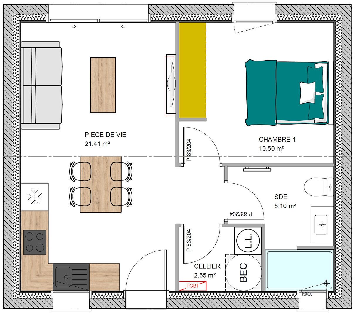 Maison à vendre, 39m², Notre-Dame-de-Monts