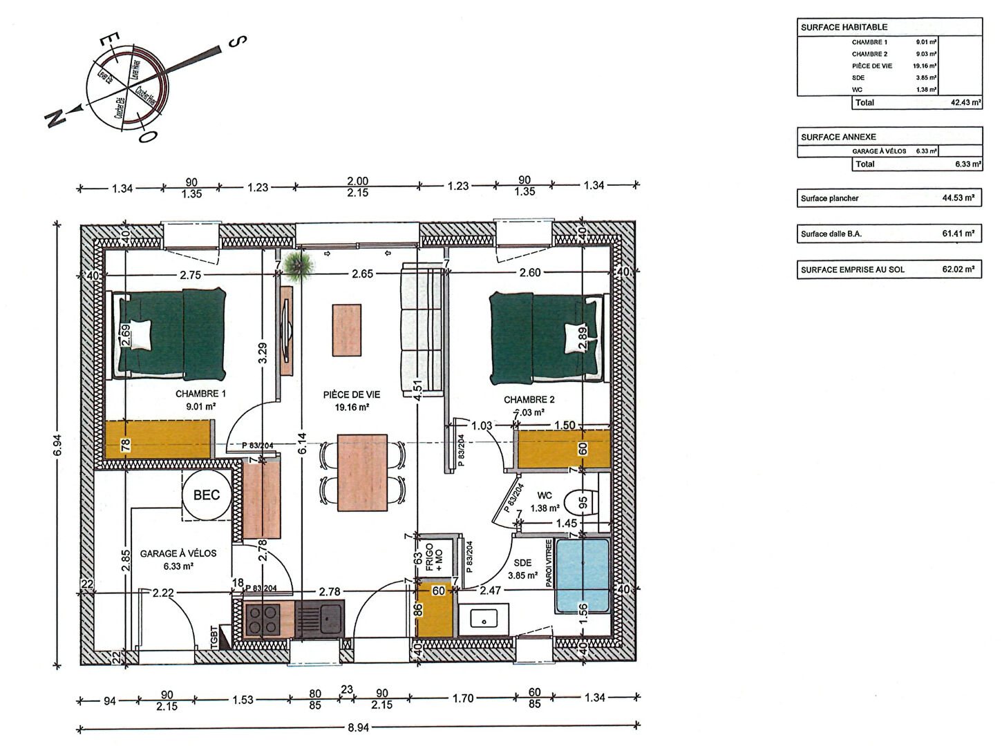 Maison à vendre, 42m², Notre-Dame-de-Monts