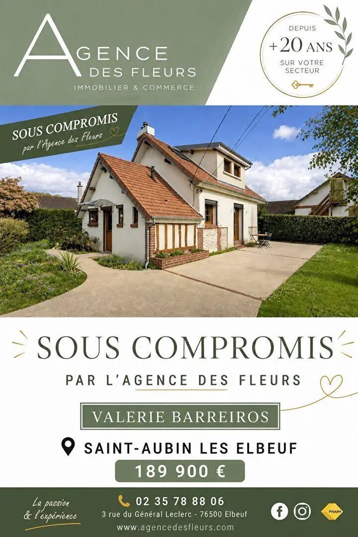 Maison à vendre, 87m², Saint-Aubin-lès-Elbeuf