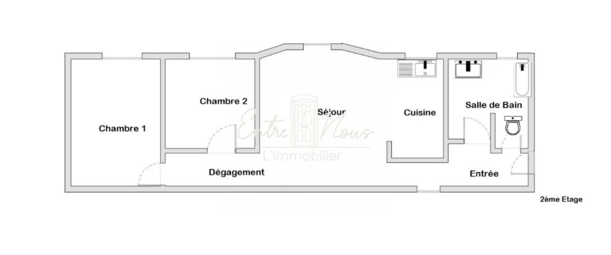 Appartement à vendre, 73m², Clichy